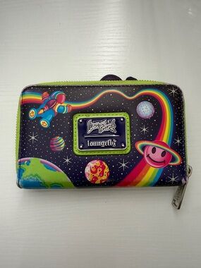 Lisa Frank x Loungefly Rainbow Space Zip Wallet